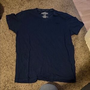 Aeropostale Men's Dark Blue Short Sleeve Tee